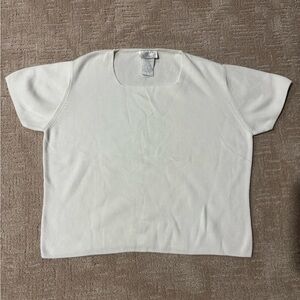 Designers Originals Cream Square Neck Top